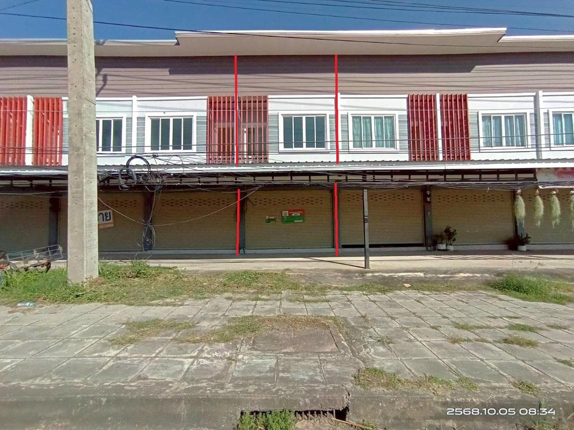 ขายอาคารพาณิชย์ เมืองกาฬสินธุ์ ทำเลค้าขายย่านนาจารย์ พื้นที่ใช้สอย 136 ตร.ม. สภาพดีพร้อมประกอบกิจการ