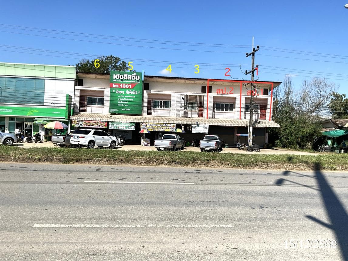 ขายอาคารพาณิชย์ จันจว้าใต้ แม่จัน เชียงราย พื้นที่ใช้สอย 204 ตร.ม. 4 ห้องนอน ทำเลธุรกิจ