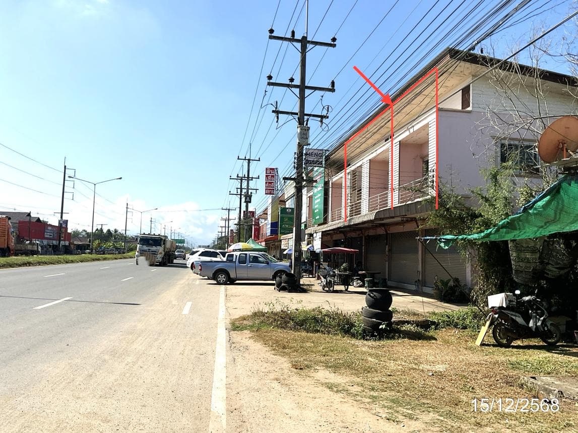 ขายอาคารพาณิชย์ จันจว้าใต้ แม่จัน เชียงราย พื้นที่ใช้สอย 204 ตร.ม. 4 ห้องนอน ทำเลธุรกิจ