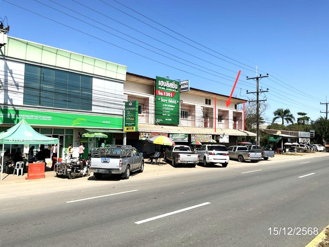 ขายอาคารพาณิชย์ จันจว้าใต้ แม่จัน เชียงราย พื้นที่ใช้สอย 204 ตร.ม. 4 ห้องนอน ทำเลธุรกิจ