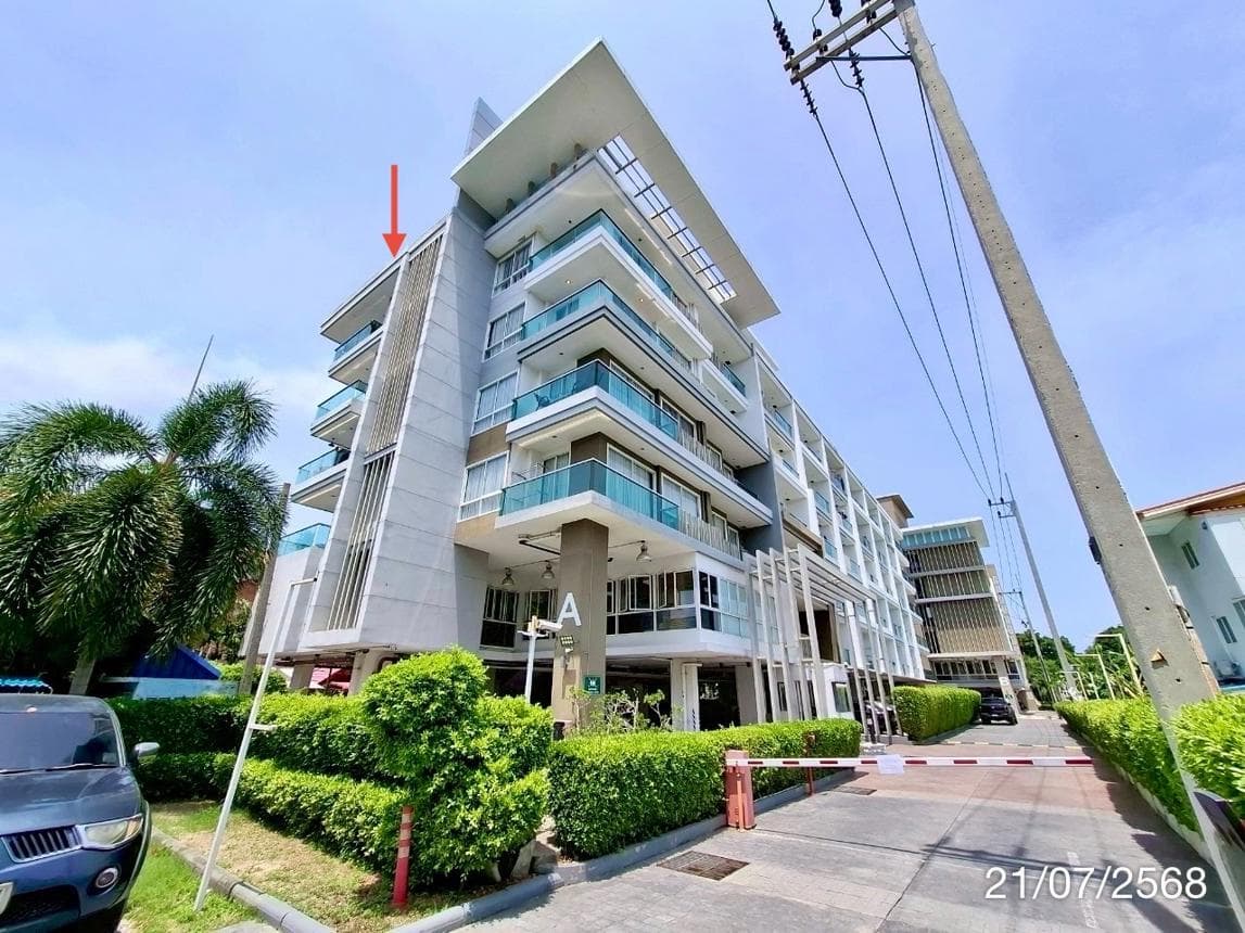 คอนโด เดอะ พาทิโอ ซีวิว (The Patio Seaview) บางแสน ชลบุรี 1 ห้องนอน ทำเลศักยภาพใกล้มหาวิทยาลัยบูรพา