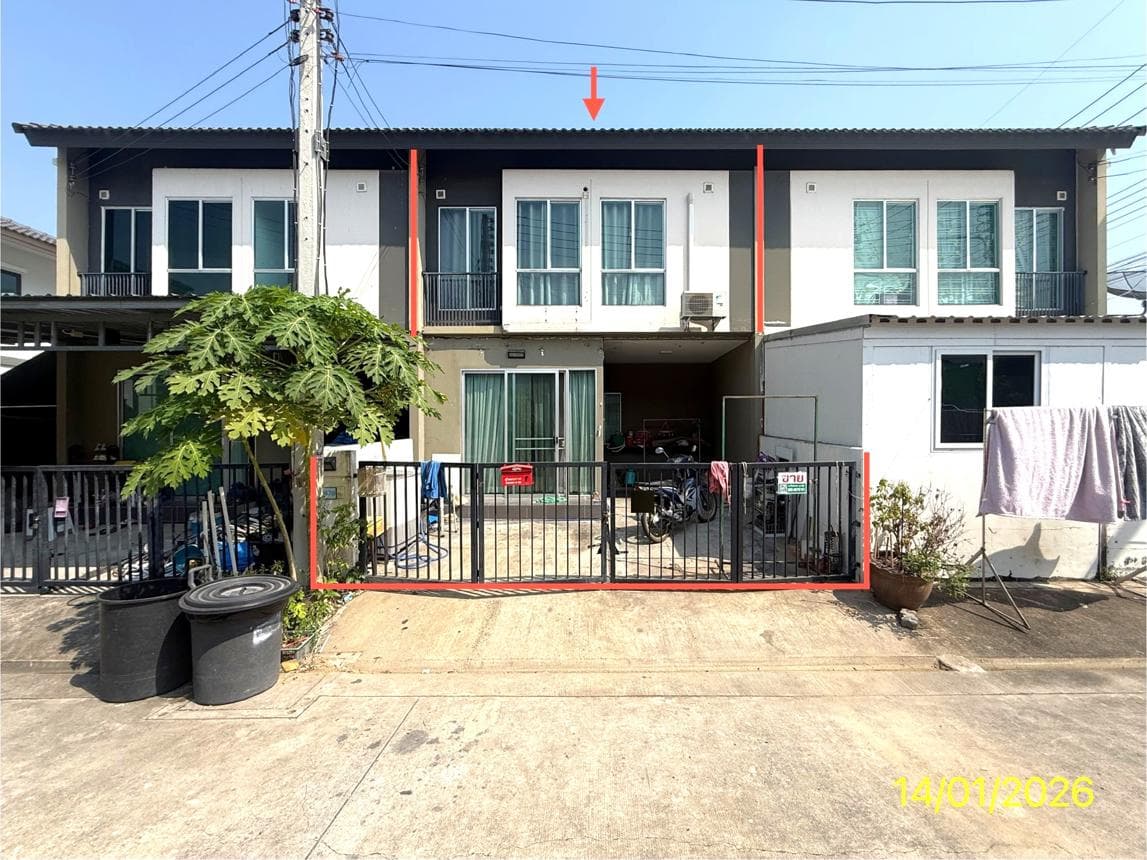 ขายทาวน์เฮ้าส์ พฤกษา ราชพฤกษ์-345 (Pruksa Ratchaphruek-345) บางคูวัด ปทุมธานี 3 ห้องนอน ทำเลเชื่อมต่อเข้าเมืองง่าย