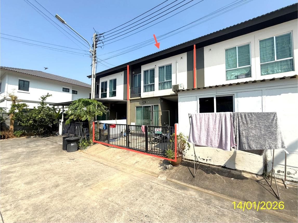 ขายทาวน์เฮ้าส์ พฤกษา ราชพฤกษ์-345 (Pruksa Ratchaphruek-345) บางคูวัด ปทุมธานี 3 ห้องนอน ทำเลเชื่อมต่อเข้าเมืองง่าย