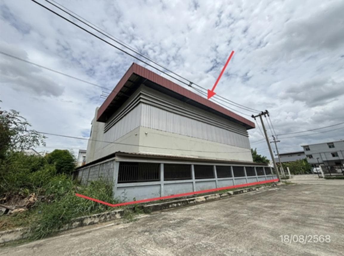 ขายอาคารโรงงานพร้อมสำนักงาน เพิ่มทรัพย์ แฟคทอรี่แลนด์ (Permsap Factory Land) อ้อมน้อย สมุทรสาคร ทำเลทองย่านอุตสาหกรรม - image 1