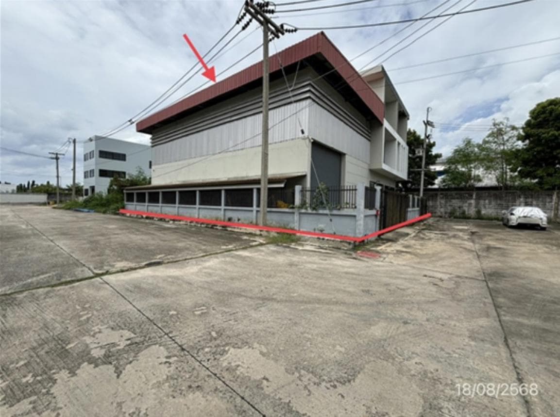 ขายอาคารโรงงานพร้อมสำนักงาน เพิ่มทรัพย์ แฟคทอรี่แลนด์ (Permsap Factory Land) อ้อมน้อย สมุทรสาคร ทำเลทองย่านอุตสาหกรรม