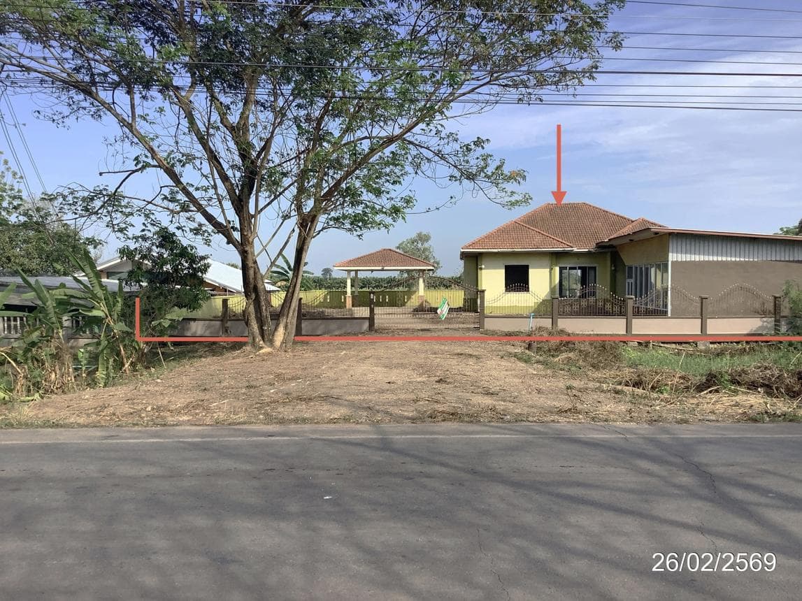 บ้านเดี่ยวทำเลศักยภาพ นิคมทุ่งโพธิ์ทะเล เมืองกำแพงเพชร กำแพงเพชร พื้นที่ใช้สอย 146.25 ตร.ม. ฟังก์ชัน 3 ห้องนอน
