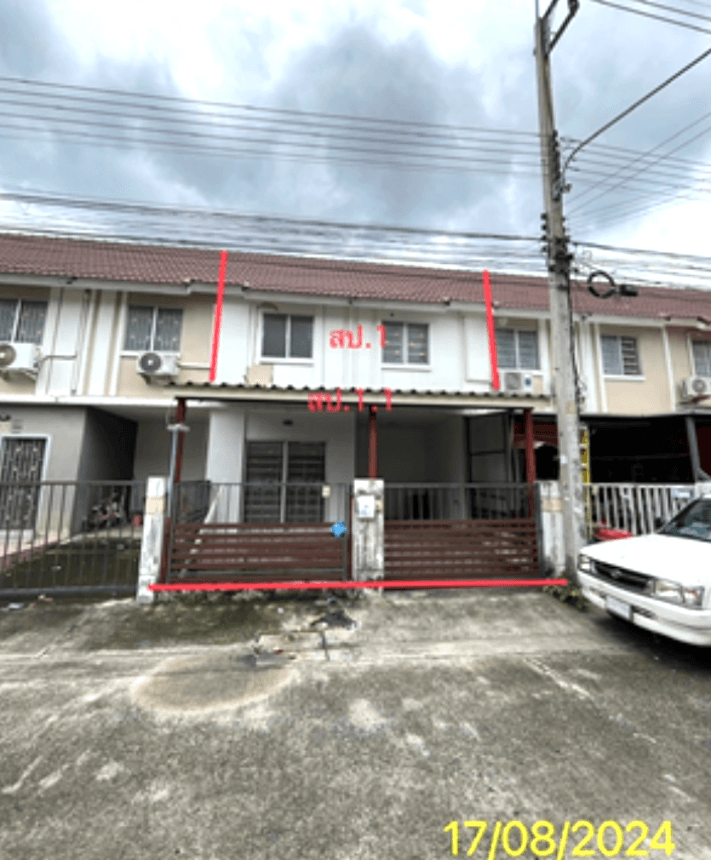 ขายทาวน์โฮม บ้านพฤกษา 64/1 (Baan Pruksa 64/1) คลองสาม คลองหลวง ปทุมธานี พื้นที่ 18.1 ตร.ว. 3 ห้องนอน ทำเลน่าอยู่
