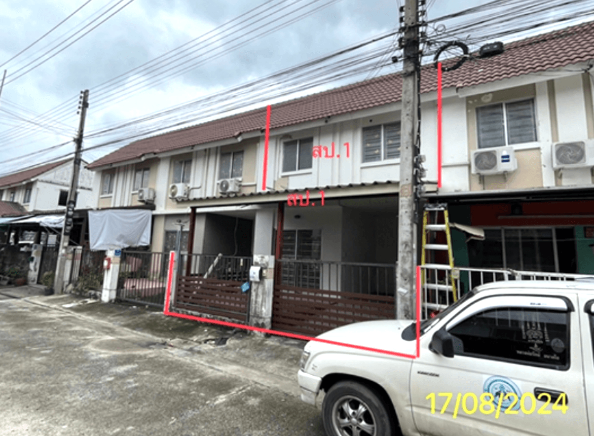 ขายทาวน์โฮม บ้านพฤกษา 64/1 (Baan Pruksa 64/1) คลองสาม คลองหลวง ปทุมธานี พื้นที่ 18.1 ตร.ว. 3 ห้องนอน ทำเลน่าอยู่