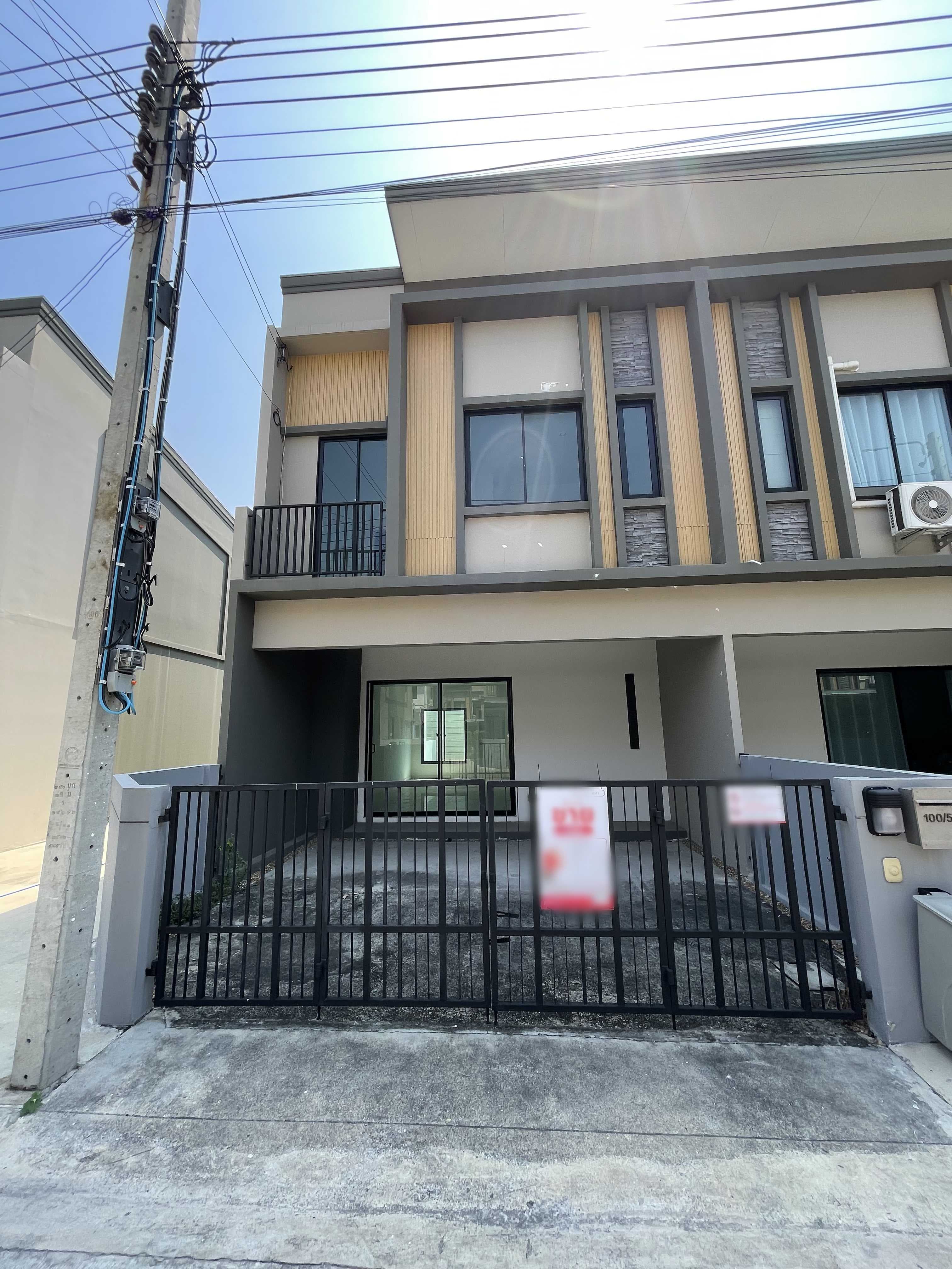 S GATE TOWN ราชพฤกษ์ 345 ทาวน์โฮม 2 ชั้น สไตล์รีสอร์ต ย่านบางบัวทอง ติดถนน 345 (ต.ลำโพ อ.บางบัวทอง จ.นนทบุรี) ราคา 3,100,000 บาท