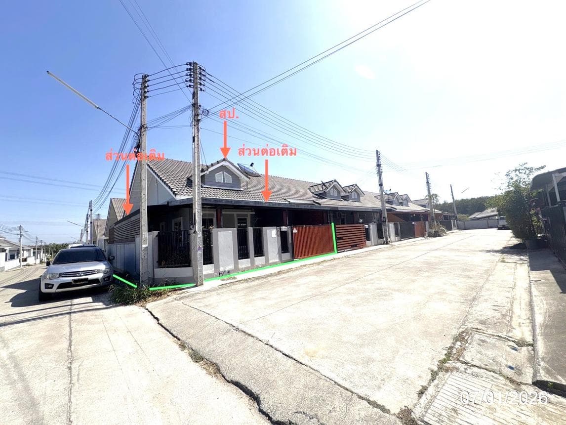 ขายทาวน์โฮม เอ็นดี วิลเลจ (ND Village) ปลวกแดง-ระยอง 2 ห้องนอน เนื้อที่กว้าง 32.8 ตร.ว. ทำเลใกล้แหล่งงาน ราคาคุ้มค่าที่สุด