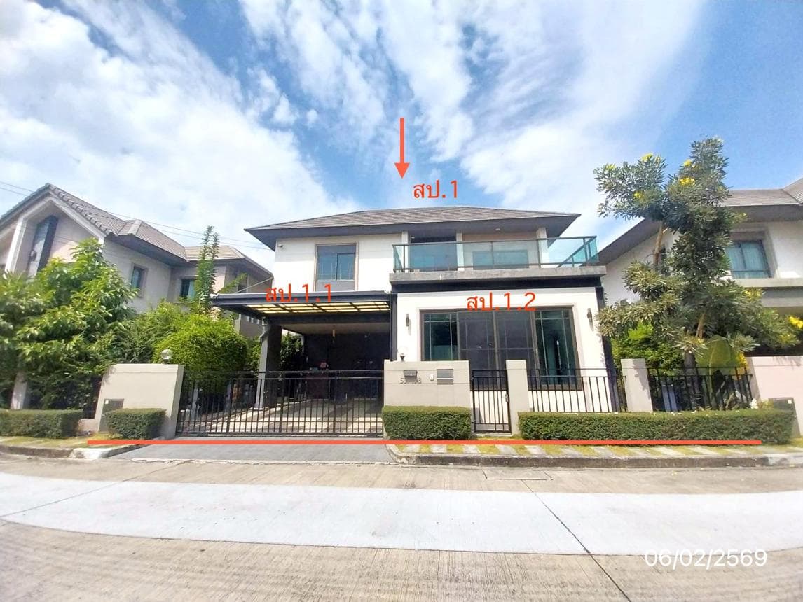 ขายบ้านเดี่ยว บางกอกบูเลอวาร์ด แจ้งวัฒนะ 2 บางตะไนย์ ปากเกร็ด นนทบุรี 3 ห้องนอน ทำเลพรีเมียม - image 1