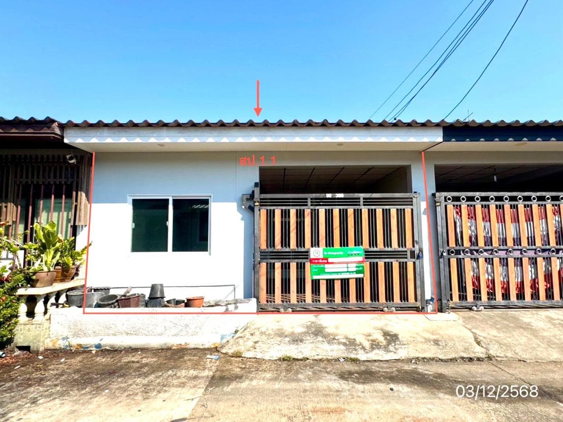 ทาวน์เฮ้าส์ บ้านพฤกษา 1 ลำผักกูด ธัญบุรี ปทุมธานี 2 ห้องนอน 1 ห้องน้ำ พื้นที่ 72 ตร.ม. ทำเลดี ใกล้แหล่งชุมชนและสถานศึกษา ราคาล้านเดียว - image 1