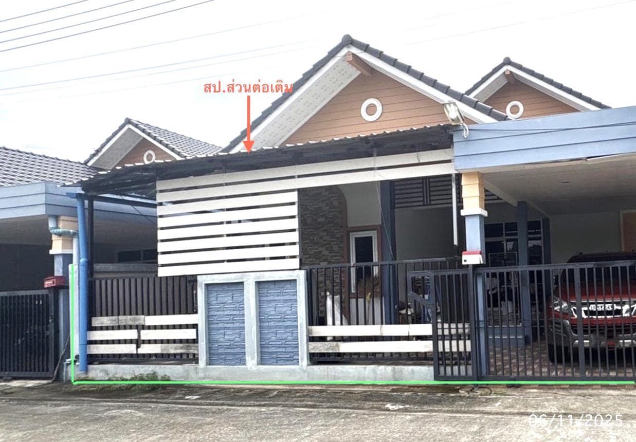 บ้านเดี่ยว อยู่บุญรักษา นิคมพัฒนา ระยอง 3 ห้องนอน 2 ห้องน้ำ พื้นที่ใช้สอย 163.7 ตร.ม. บนที่ดิน 50.8 ตร.ว. ทำเลดีใกล้แหล่งจ้างงาน ราคาคุ้มค่า