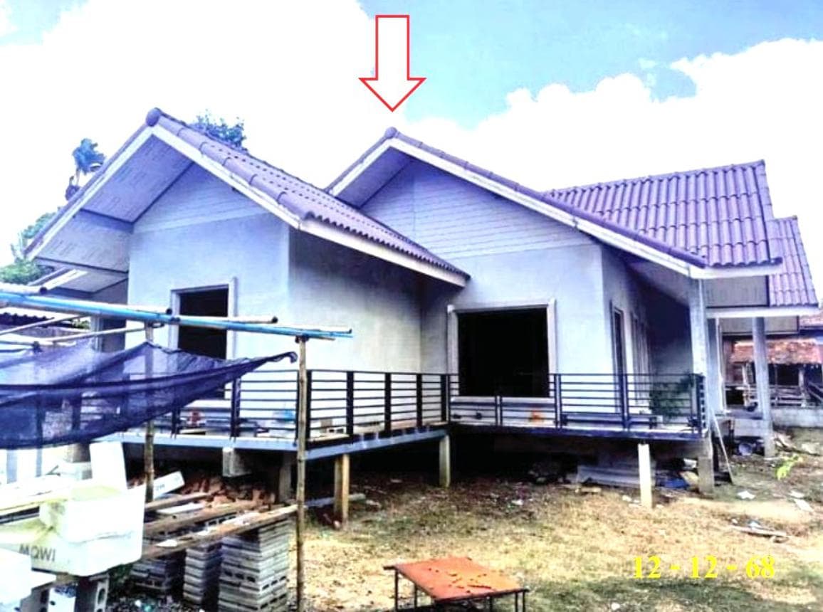 บ้านเดี่ยว 1 ห้องนอน พื้นที่ 70 ตร.ม. ทำเลศักยภาพ สามัคคี รือเสาะ นราธิวาส