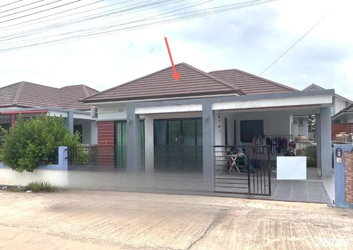 บ้านเดี่ยว ตะพง เมืองระยอง 3 ห้องนอน 2 ห้องน้ำ 50.7 ตร.ว. สเปซกว้าง ราคาดีต่อใจ