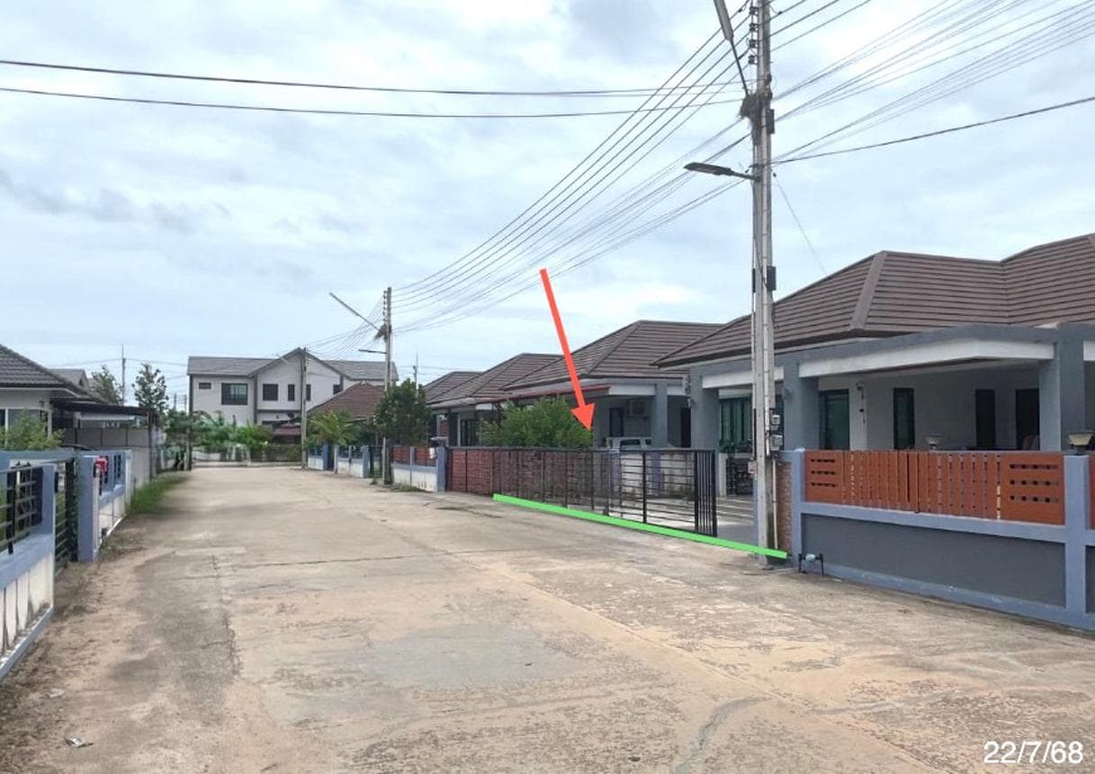 บ้านเดี่ยว ตะพง เมืองระยอง 3 ห้องนอน 2 ห้องน้ำ 50.7 ตร.ว. สเปซกว้าง ราคาดีต่อใจ