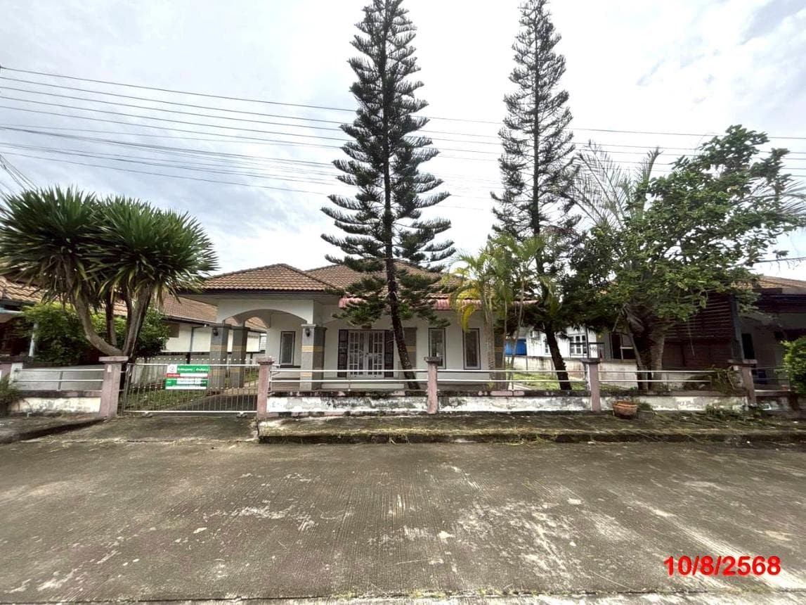 ขายบ้านเดี่ยว บ้านสวนพฤกษา 2 ควนกรด ทุ่งสง นครศรีธรรมราช พื้นที่กว้าง 133.5 ตร.ม. 3 ห้องนอน 2 ห้องน้ำ