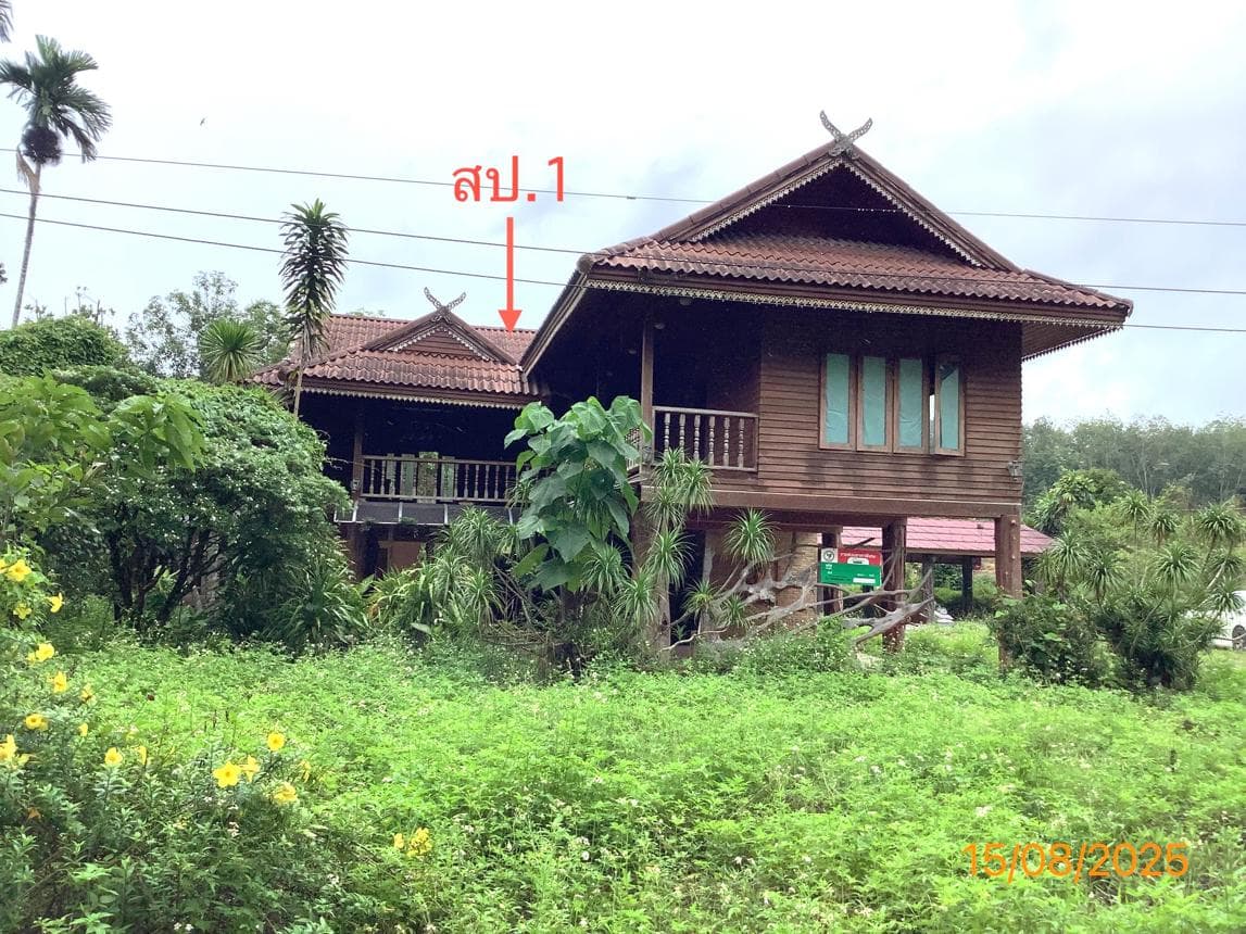 บ้านเดี่ยว ถ้ำใหญ่ ทุ่งสง นครศรีธรรมราช พื้นที่กว้าง 320.06 ตร.ม. 3 ห้องนอน 83.6 ตร.ว.