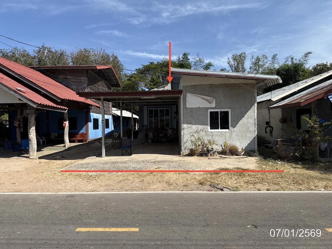 ขายบ้านเดี่ยว ผักแพว กันทรารมย์ ศรีสะเกษ ทำเลสงบ พื้นที่ใช้สอย 113 ตร.ม.