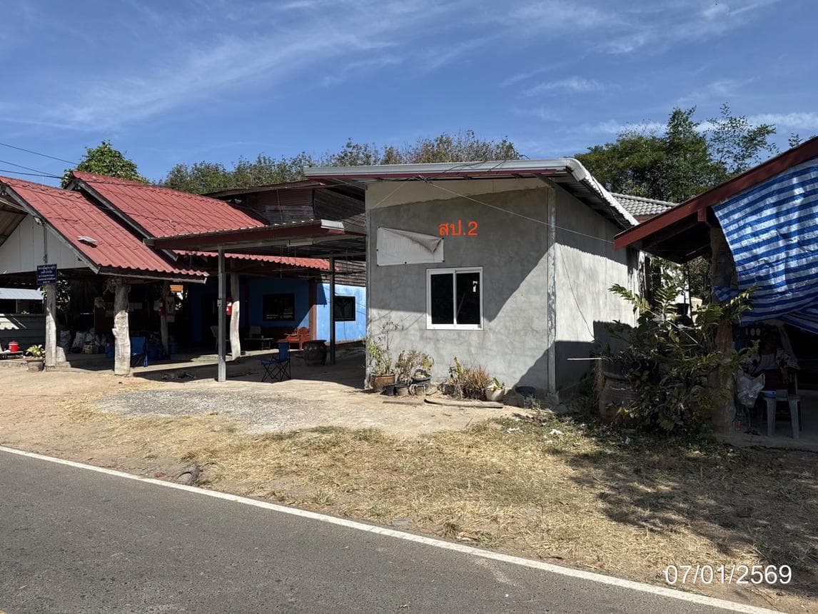 ขายบ้านเดี่ยว ผักแพว กันทรารมย์ ศรีสะเกษ ทำเลสงบ พื้นที่ใช้สอย 113 ตร.ม.
