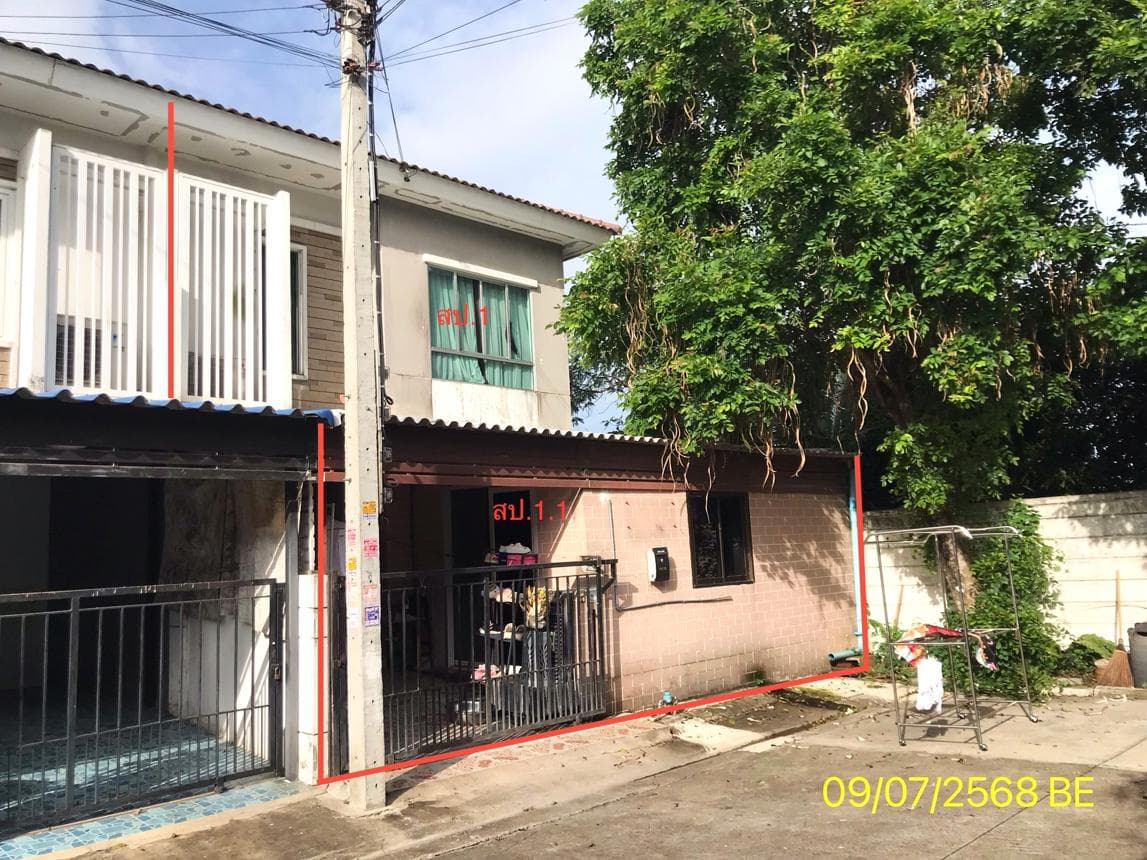 ทาวน์โฮม พฤกษาวิลล์ 69 กาญจนาภิเษก-ลาดปลาดุก 3 ห้องนอน สเปซกว้าง 121.4 ตร.ม. ทำเลบางบัวทอง เดินทางสะดวก