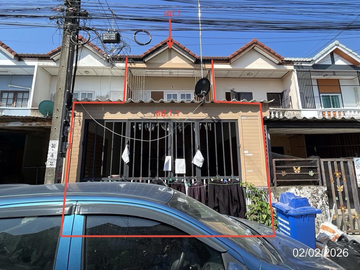 ขายทาวน์เฮ้าส์ 2 ชั้น 2 ห้องนอน 2 ห้องน้ำ เขตหนองจอก กรุงเทพฯ พื้นที่ 16.2 ตร.ว. ทำเลสงบ เดินทางสะดวก ราคาล้านต้นๆ