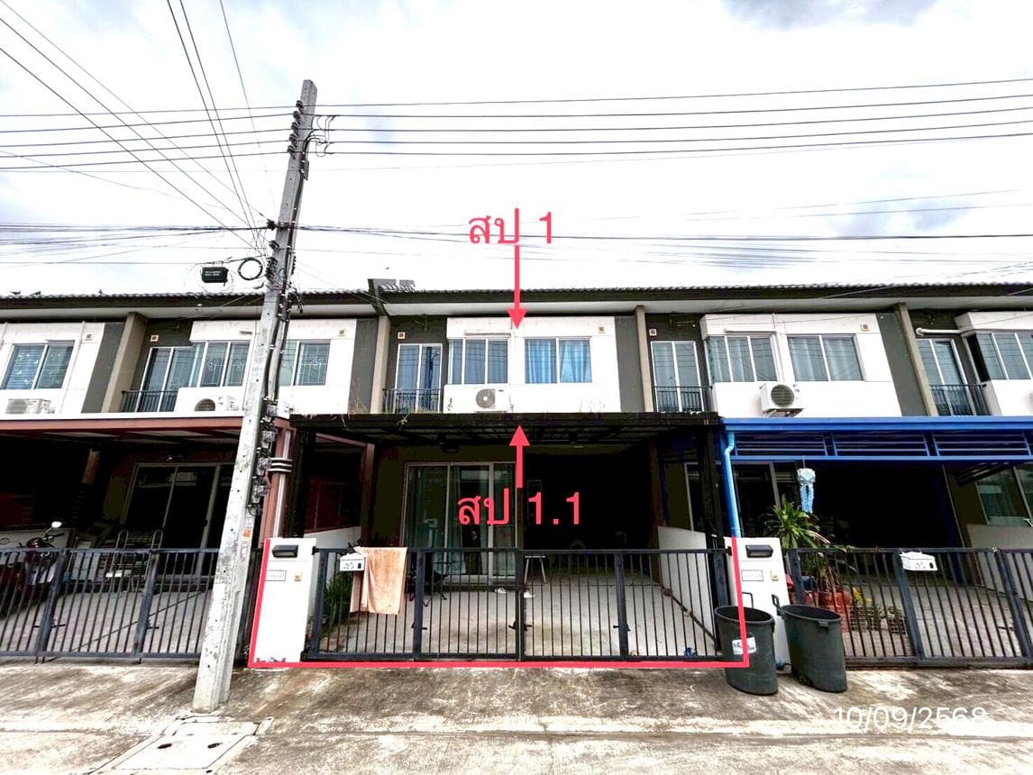 ทาวน์เฮ้าส์ บ้านพฤกษา เทพารักษ์-กิ่งแก้ว บางพลีใหญ่ บางพลี สมุทรปราการ 3 ห้องนอน 2 ห้องน้ำ พื้นที่ 98.04 ตร.ม. บนที่ดิน 17.4 ตร.ว. ทำเลดีใกล้ถนนใหญ่และแหล่งงาน ราคาพิเศษ 1.86 ล้าน