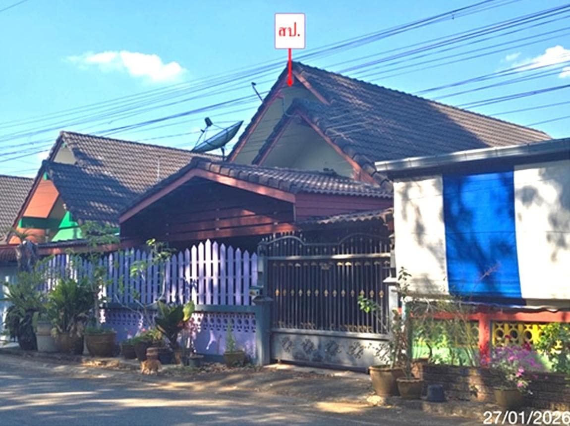 ขายบ้านเดี่ยว หมู่บ้านพวงเพชร (Puangphet) ทางเกวียน แกลง ระยอง พื้นที่ 51 ตร.ว. 2 ห้องนอน คุ้มค่า