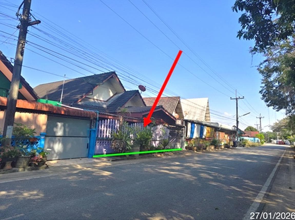 ขายบ้านเดี่ยว หมู่บ้านพวงเพชร (Puangphet) ทางเกวียน แกลง ระยอง พื้นที่ 51 ตร.ว. 2 ห้องนอน คุ้มค่า