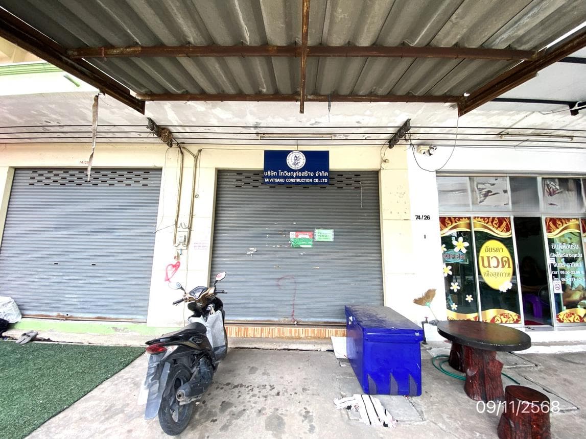 อาคารพาณิชย์ บางพระ เมืองฉะเชิงเทรา ฉะเชิงเทรา พื้นที่ 21 ตร.ว. พื้นที่ใช้สอย 196 ตร.ม. 3 ห้องน้ำ