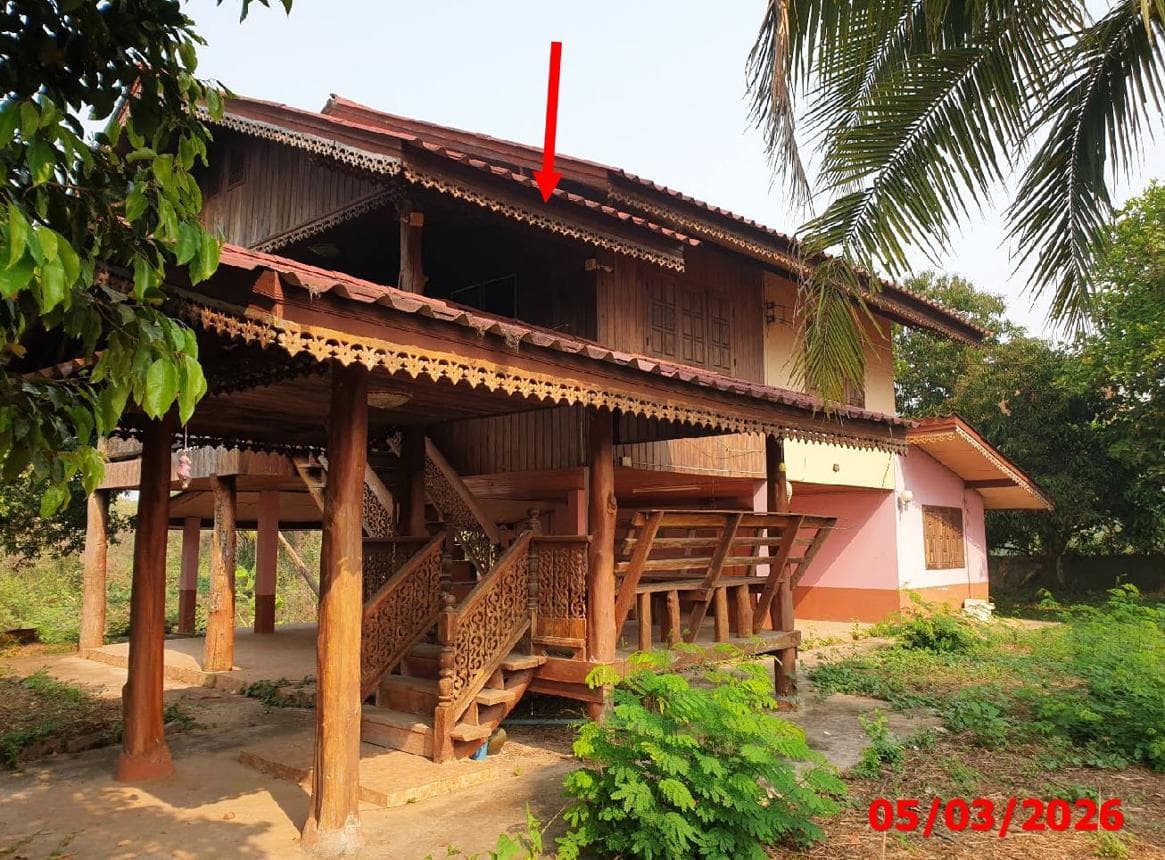บ้านเดี่ยว น้ำโจ้ แม่ทะ ลำปาง พื้นที่ 90 ตร.ว. พื้นที่ใช้สอย 209.31 ตร.ม. 3 ห้องนอน 2 ห้องน้ำ