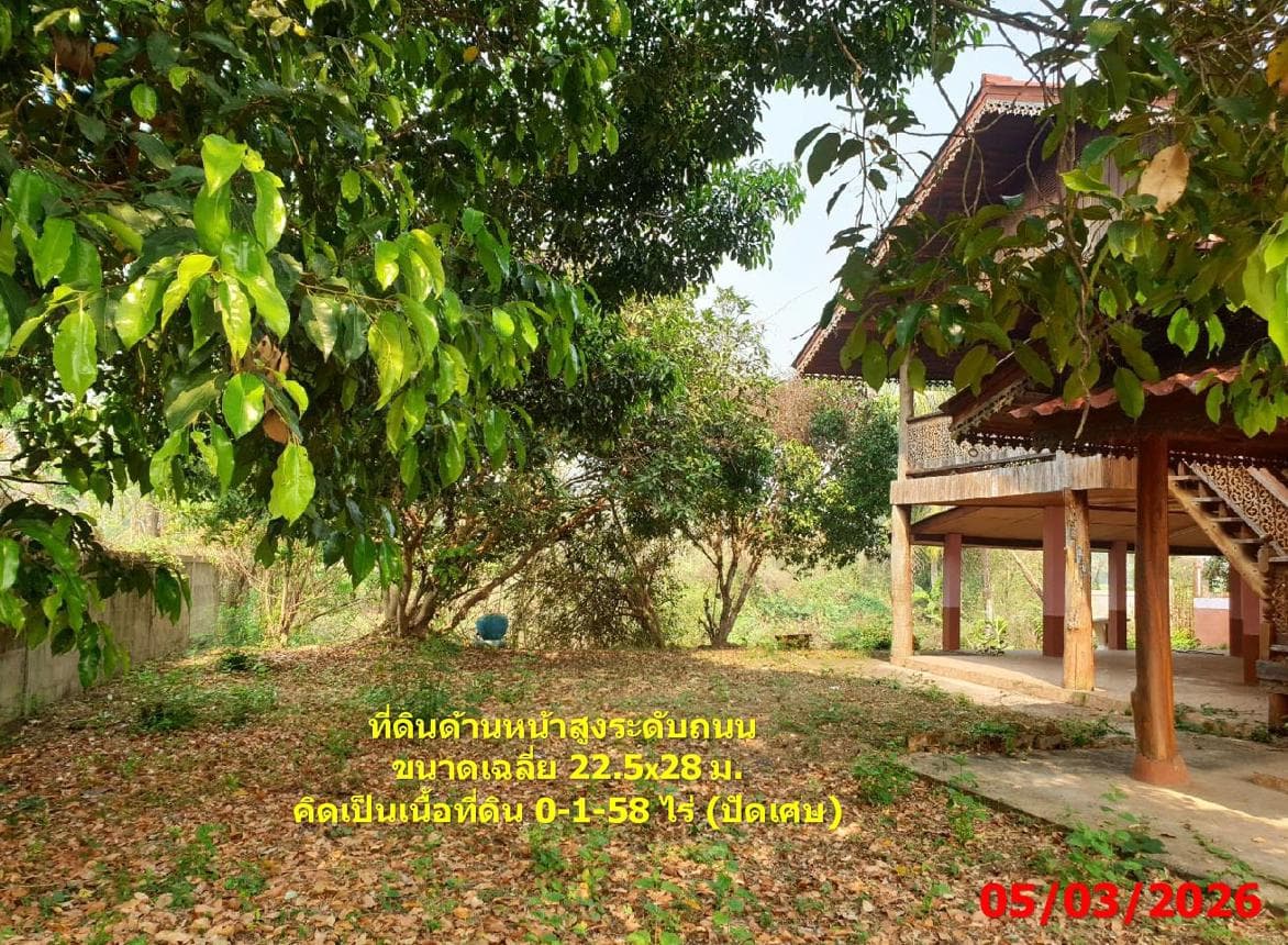 บ้านเดี่ยว น้ำโจ้ แม่ทะ ลำปาง พื้นที่ 90 ตร.ว. พื้นที่ใช้สอย 209.31 ตร.ม. 3 ห้องนอน 2 ห้องน้ำ