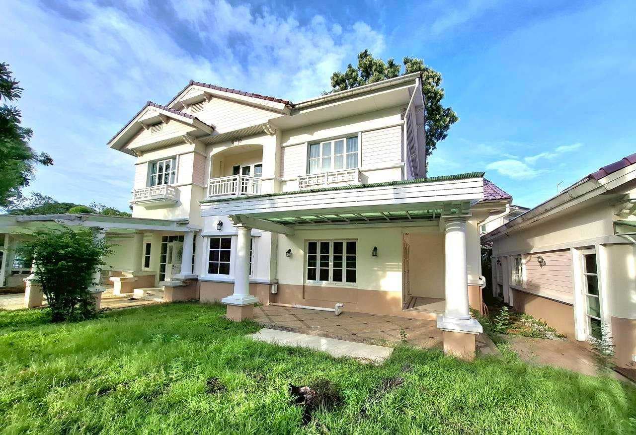 ‼️ขายด่วน‼️ บ้านหรูหลังใหญ่ มัณฑนา วัชรพล-รามอินทรา 1, 152 ตร.ว. พร้อมเรือนรับรอง 1 หลัง