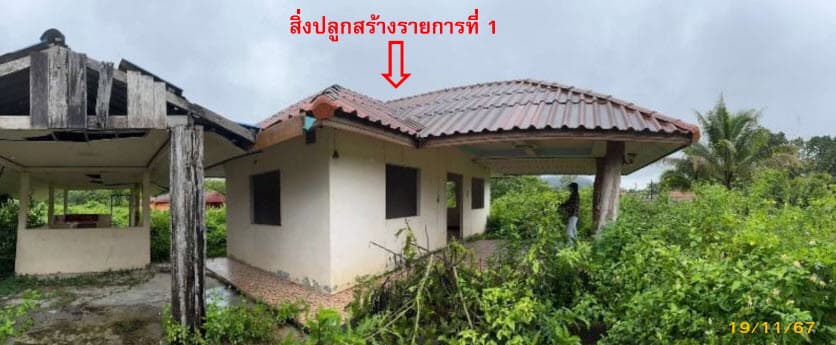 ที่ดินพร้อมสิ่งปลูกสร้าง ตะโหมด พัทลุง
