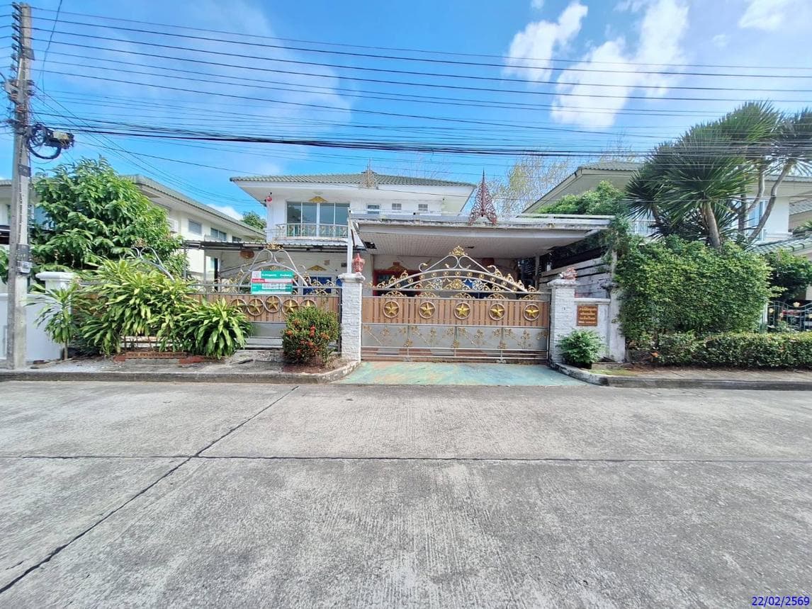 บ้านเดี่ยว 3 ห้องนอน ปาล์มสปริง วิลล์ เอเชีย-สี่แยกสนามบิน พื้นที่ 193.49 ตร.ม. ทำเลศักยภาพ ควนลัง หาดใหญ่ สงขลา