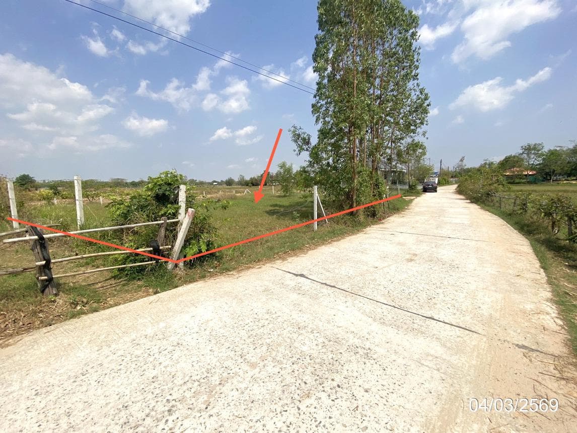 ขายที่ดินเปล่าทำเลสวย พื้นที่ 16 ตร.ว. ต.แก่งเลิงจาน อ.เมืองมหาสารคาม บรรยากาศเงียบสงบ เดินทางสะดวก เหมาะสำหรับสร้างบ้านหรือที่พักอาศัย