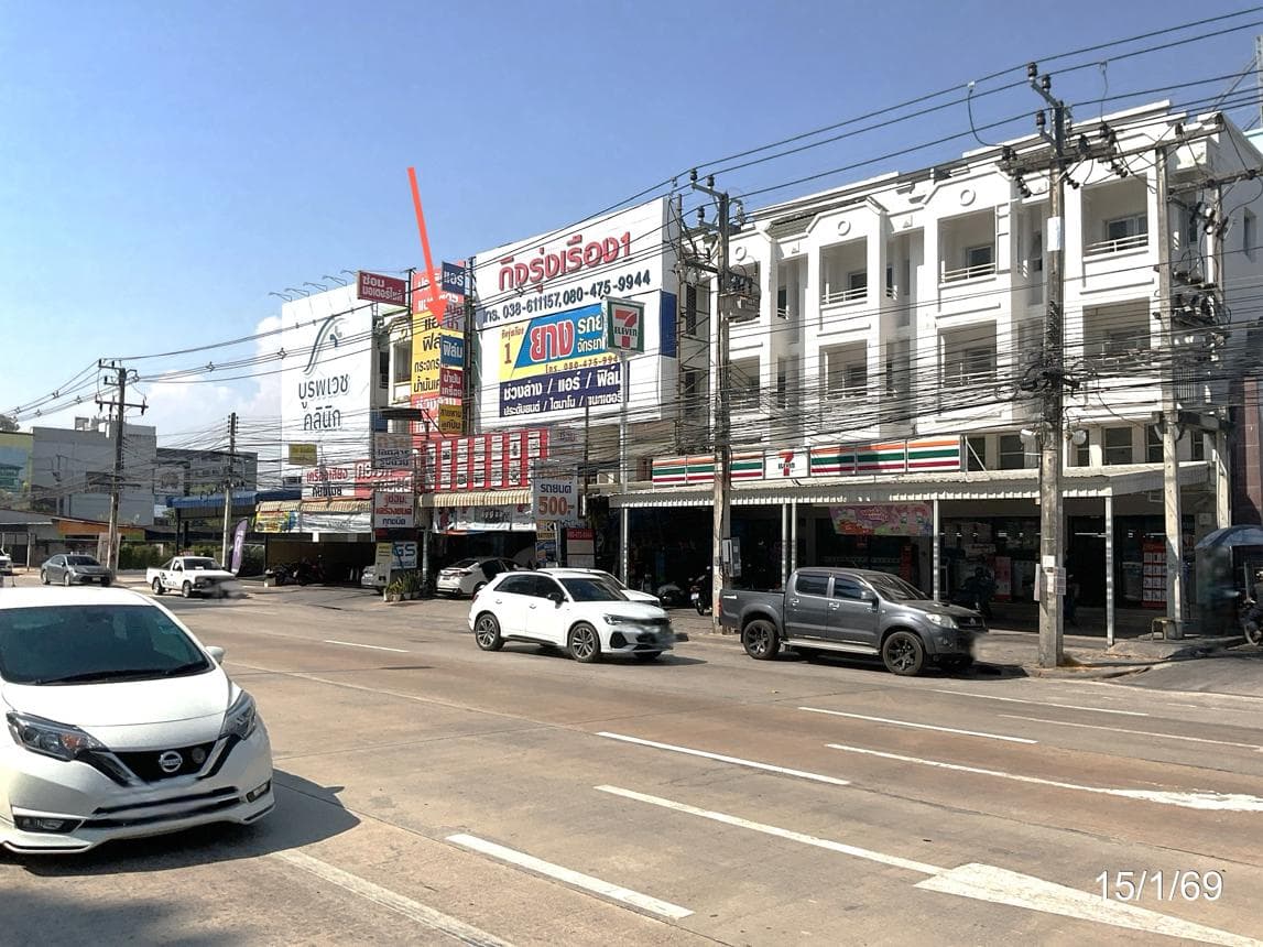 ขายอาคารพาณิชย์ เมืองระยอง ระยอง ทำเลเนินพระ เนื้อที่ 19 ตร.ว. พื้นที่ใช้สอย 202.8 ตร.ม. 2 ห้องนอน 3 ห้องน้ำ สภาพดี เหมาะสำหรับทำการค้าและอยู่อาศัย