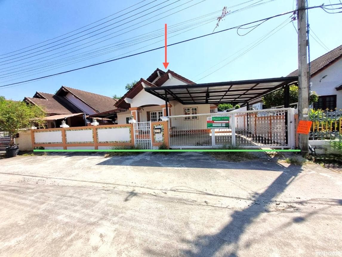 บ้านเดี่ยว กลิ่นผกา ปากแพรก เมืองกาญจนบุรี กาญจนบุรี 3 ห้องนอน 2 ห้องน้ำ พื้นที่ 160.5 ตร.ม. บนที่ดินกว้าง 63.3 ตร.ว.