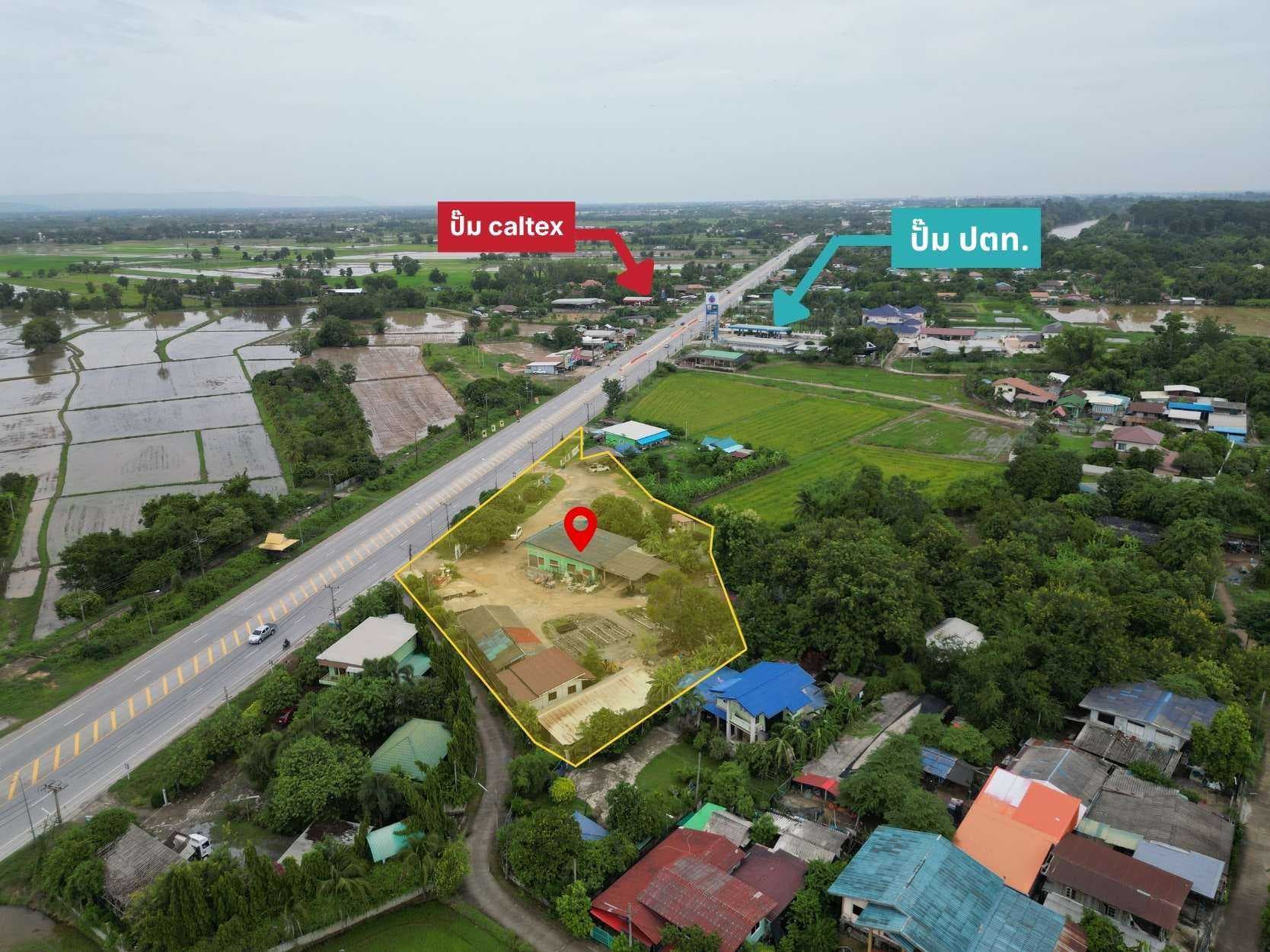 ที่ดิน 3 ไร่ ติดถนนใหญ่ หน้ากว้าง 60 เมตร ทำเลศักยภาพสูง ใกล้แยกแสงดาว อ.เมืองพิษณุโลก