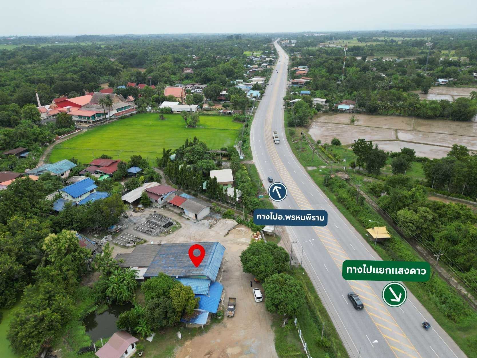 ที่ดิน 3 ไร่ ติดถนนใหญ่ หน้ากว้าง 60 เมตร ทำเลศักยภาพสูง ใกล้แยกแสงดาว อ.เมืองพิษณุโลก
