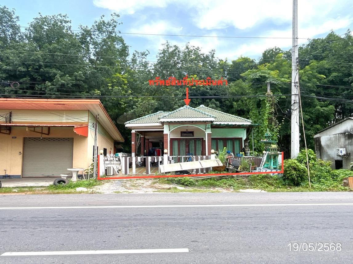 บ้านเดี่ยว ทุ่งเตา บ้านนาสาร สุราษฎร์ธานี 2 ห้องนอน 1 ห้องน้ำ พื้นที่ 88.75 ตร.ม. บนที่ดิน 34 ตร.ว. ราคาล้านต้นๆ