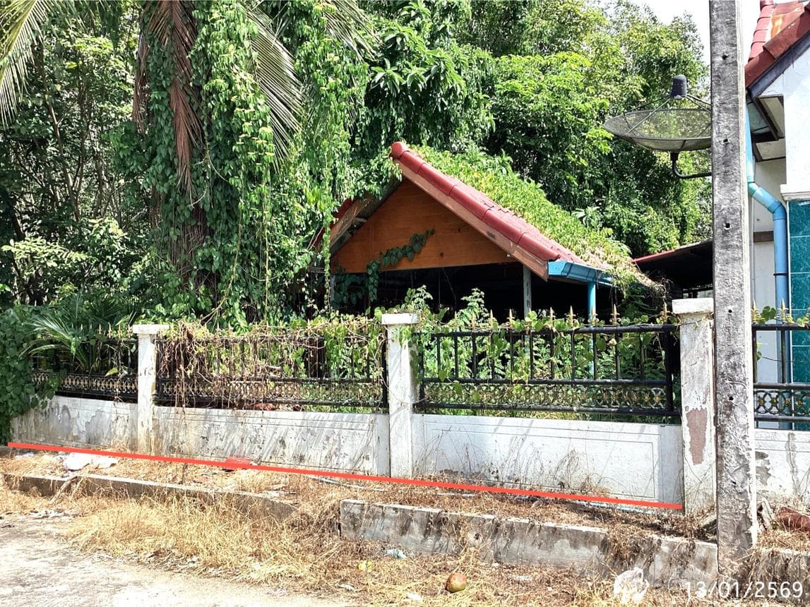 ทาวน์เฮ้าส์ อิงกมล บ้านพรุ หาดใหญ่ สงขลา พื้นที่ 69 ตร.ว. พื้นที่ใช้สอย 81 ตร.ม. 2 ห้องนอน 1 ห้องน้ำ