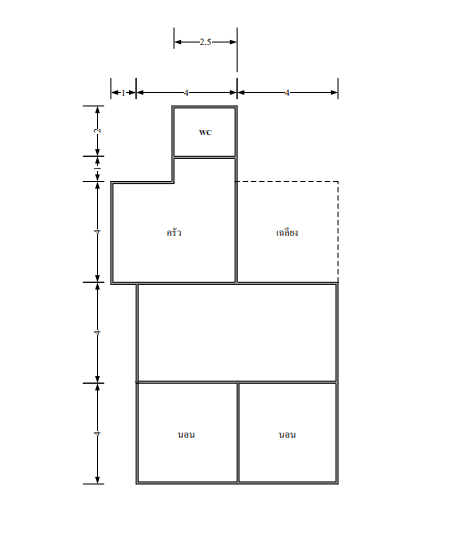 บ้านเดี่ยว โครงการ บ้านต้นผึ้ง ลำปาง