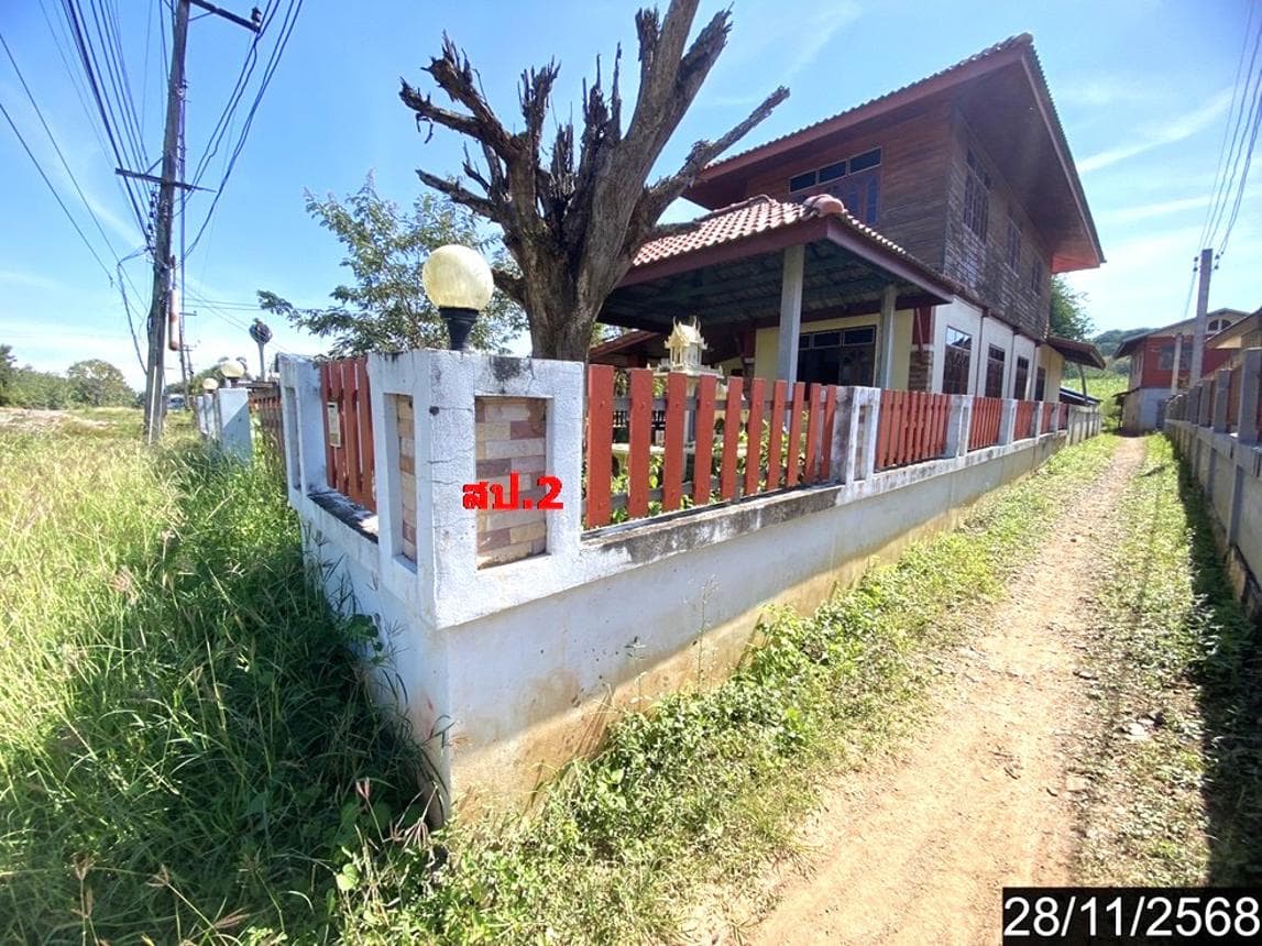 ขายบ้านเดี่ยว หนองหิน เลย ทำเลตาดข่า พื้นที่กว้าง 76 ตร.ว. พื้นที่ใช้สอย 190.75 ตร.ม. บรรยากาศร่มรื่น