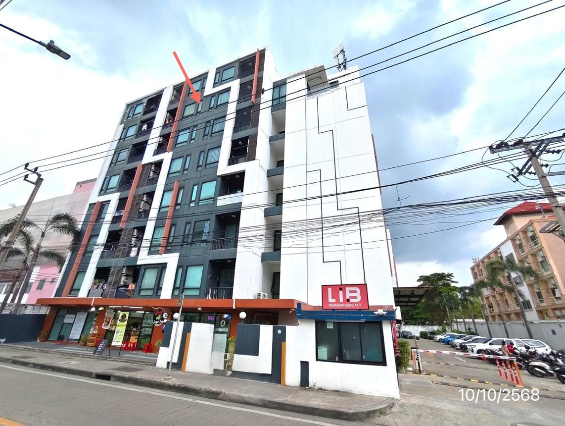 คอนโดมิเนียม ลิปป์ รามคำแหง 43/1 1 ห้องนอน พื้นที่ 38.89 ตร.ม. ทำเลศักยภาพ วังทองหลาง กรุงเทพมหานคร