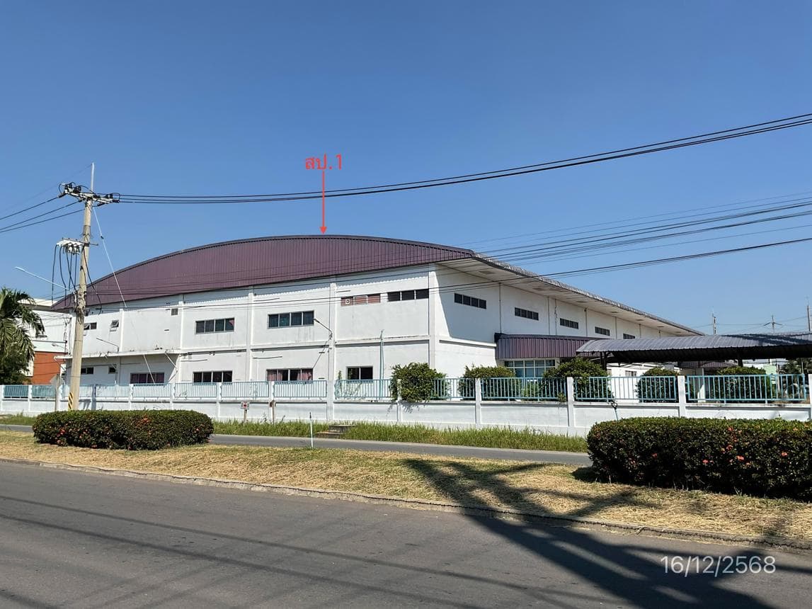 อาคารโรงงาน นิคมอุตสาหกรรมราชบุรี ขนาดใหญ่ 10,480 ตร.ม. ทำเลเจ็ดเสมียน โพธาราม พร้อมสำหรับอุตสาหกรรม