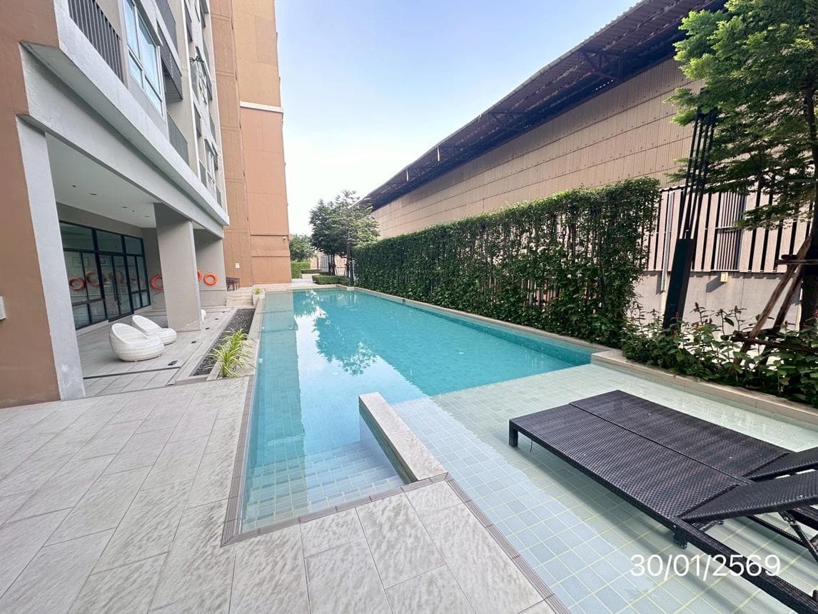 ขายคอนโด นิช โมโน สุขุมวิท-ปู่เจ้า (Niche Mono Sukhumvit-Puchao) 1 ห้องนอน 1 ห้องน้ำ 37.27 ตร.ม. ทำเลติดรถไฟฟ้า BTS ปู่เจ้า เดินทางสะดวก พร้อมสิ่งอำนวยความสะดวกครบครัน