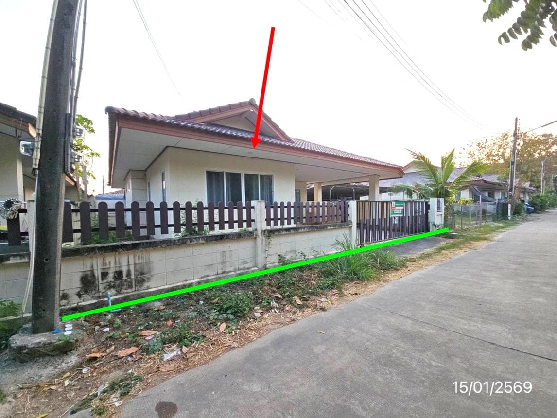 ขายบ้านเดี่ยว กุลวลี เมืองระยอง ทำเลมาบตาพุด เนื้อที่ 50 ตร.ว. พื้นที่ใช้สอย 132.25 ตร.ม. 2 ห้องนอน 1 ห้องน้ำ สภาพดี พร้อมอยู่