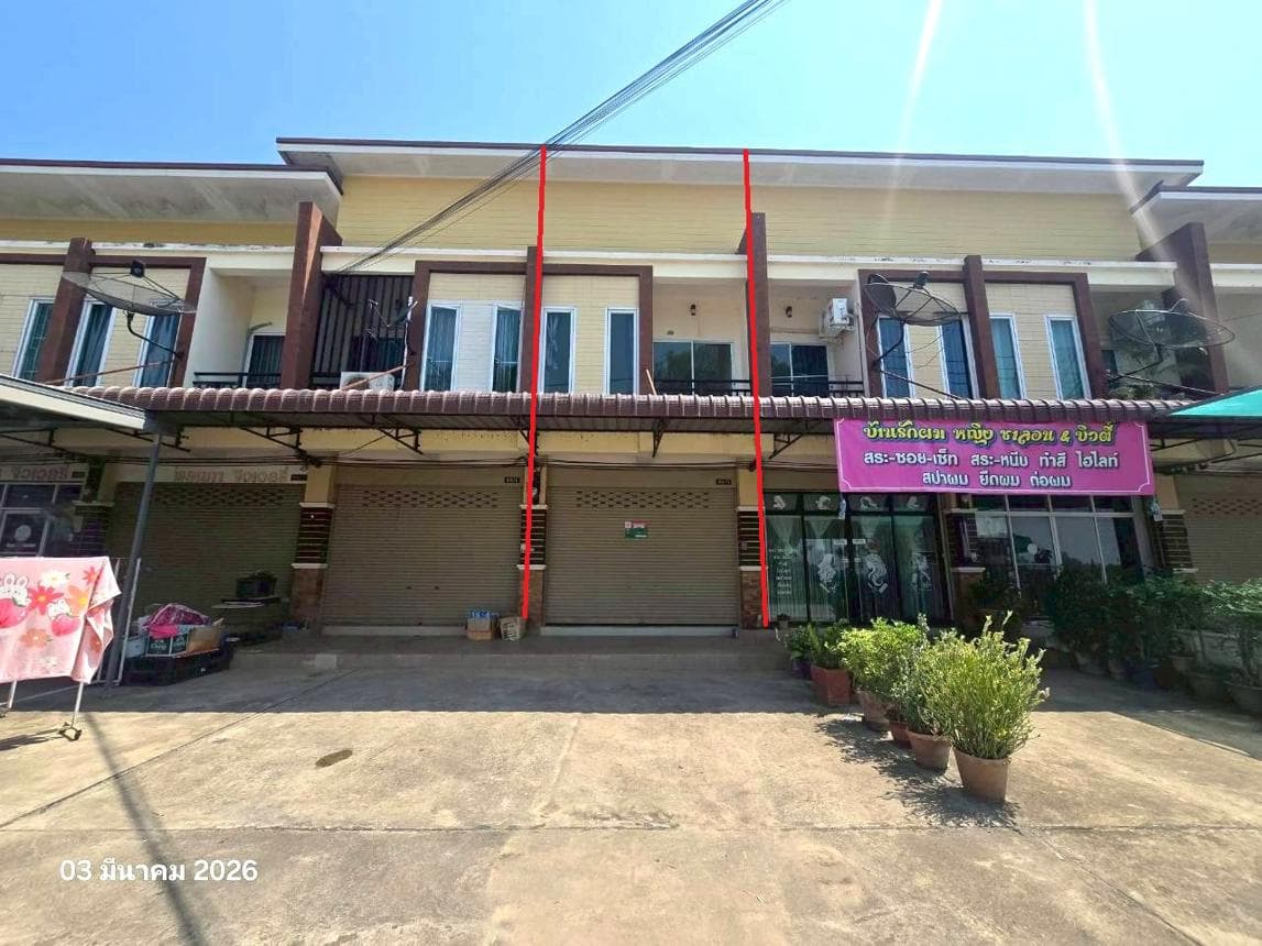 ขายอาคารพาณิชย์ หัวรอ เมืองพิษณุโลก 2 ห้องนอน ทำเลดี เหมาะสำหรับค้าขายและพักอาศัย