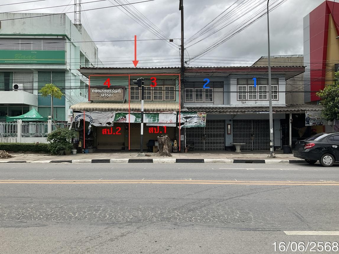 อาคารพาณิชย์ ห้วยข้าวก่ำ จุน พะเยา 4 ห้องนอน 4 ห้องน้ำ พื้นที่ 294 ตร.ม. ทำเลค้าขายราคาดี